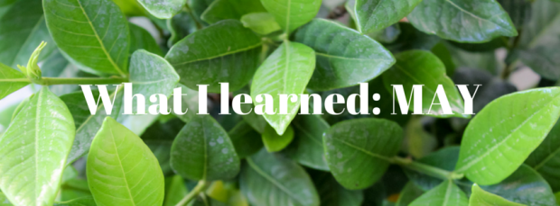 What I learned_ May2016